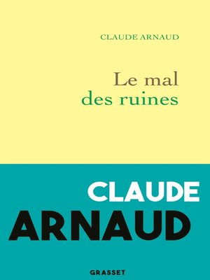 cover image of Le mal des ruines